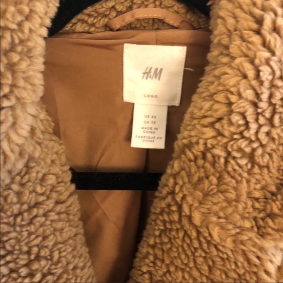H&M teddy coat - Picture 3 of 4